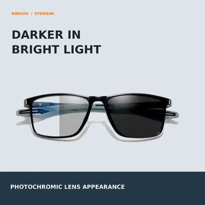 Dark photochromic lens visual under bright conditions
